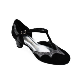 Scarpa 3654 pelle di camoscio nero + dunk nero